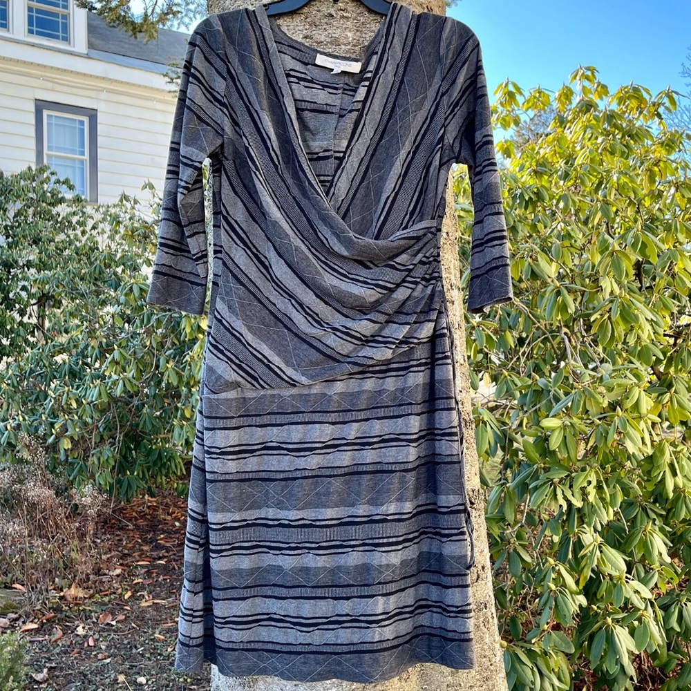 Evan Picone faux wrap dress